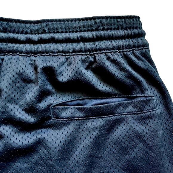 Jordan Jumpman Air Mesh Basketball Shorts Red Retro 90s Logo Black White Size LG - Picture 5 of 7